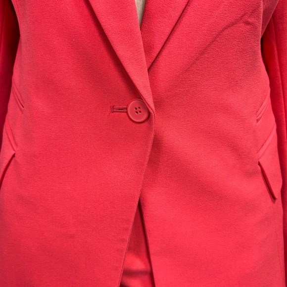 New York & Company Accent Pink Tailored Blazer Skirt Suit - Picture 3 of 16